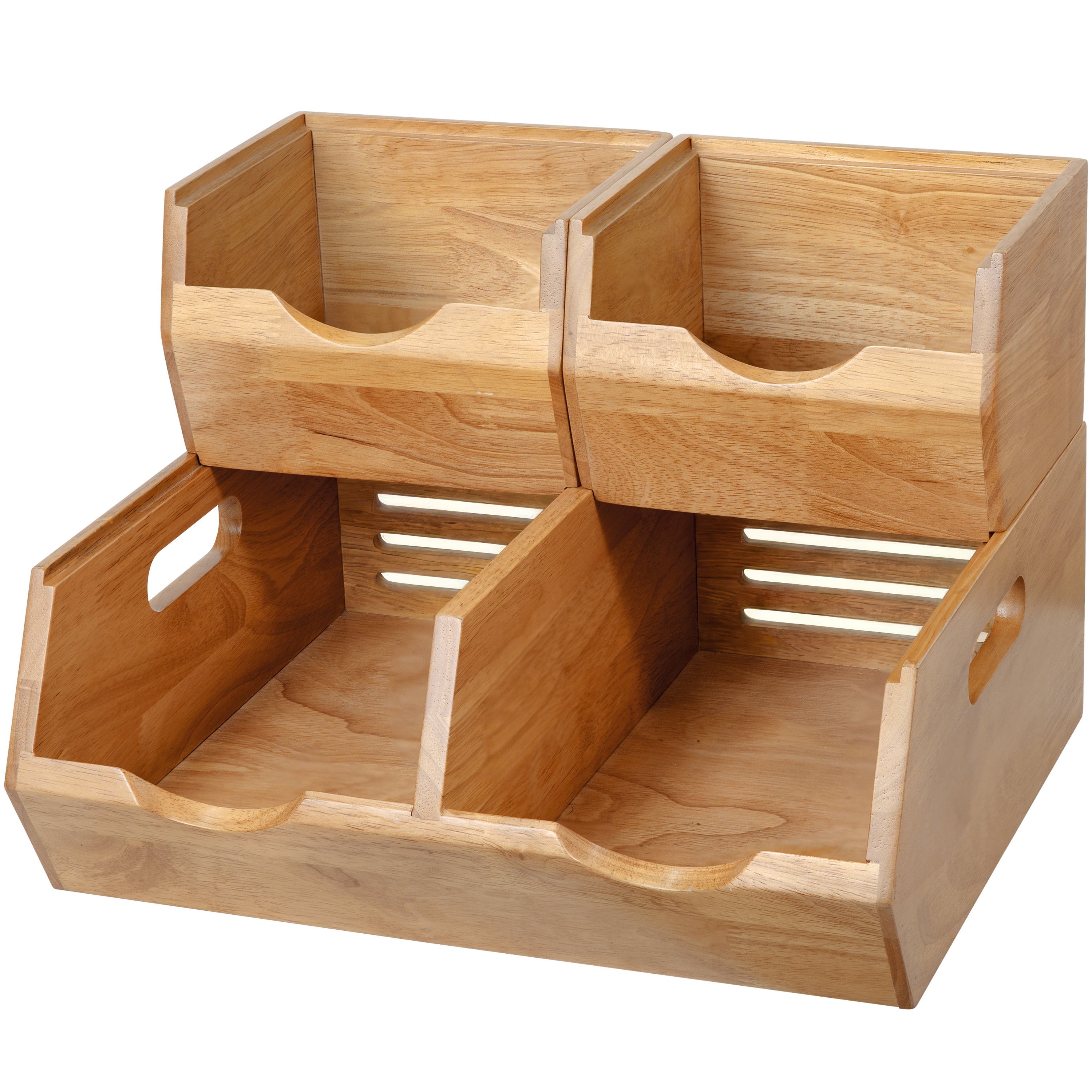 Homestead Wooden Pantry Storage Bins