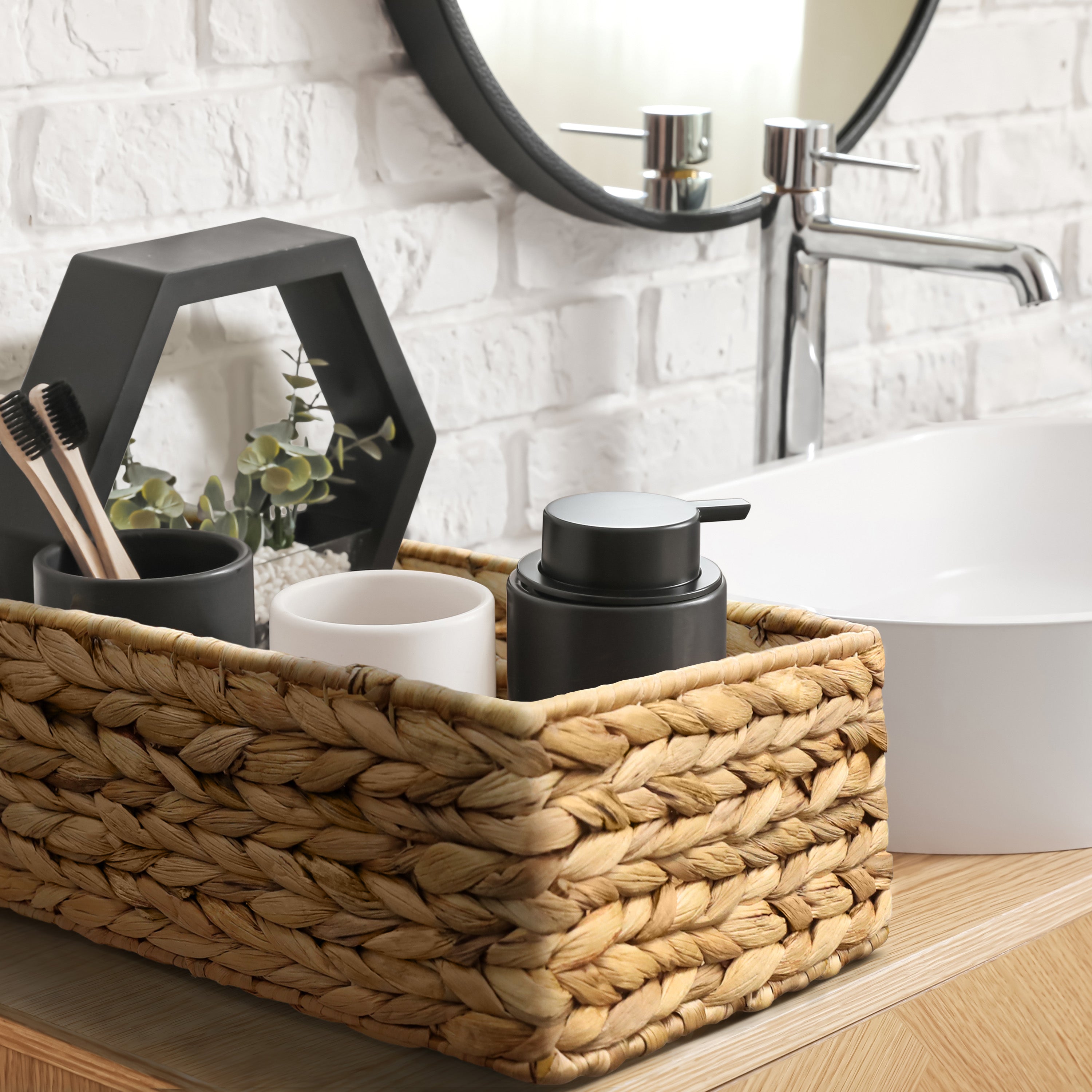 Homestead 2-Pack Water Hyacinth Organizing Baskets