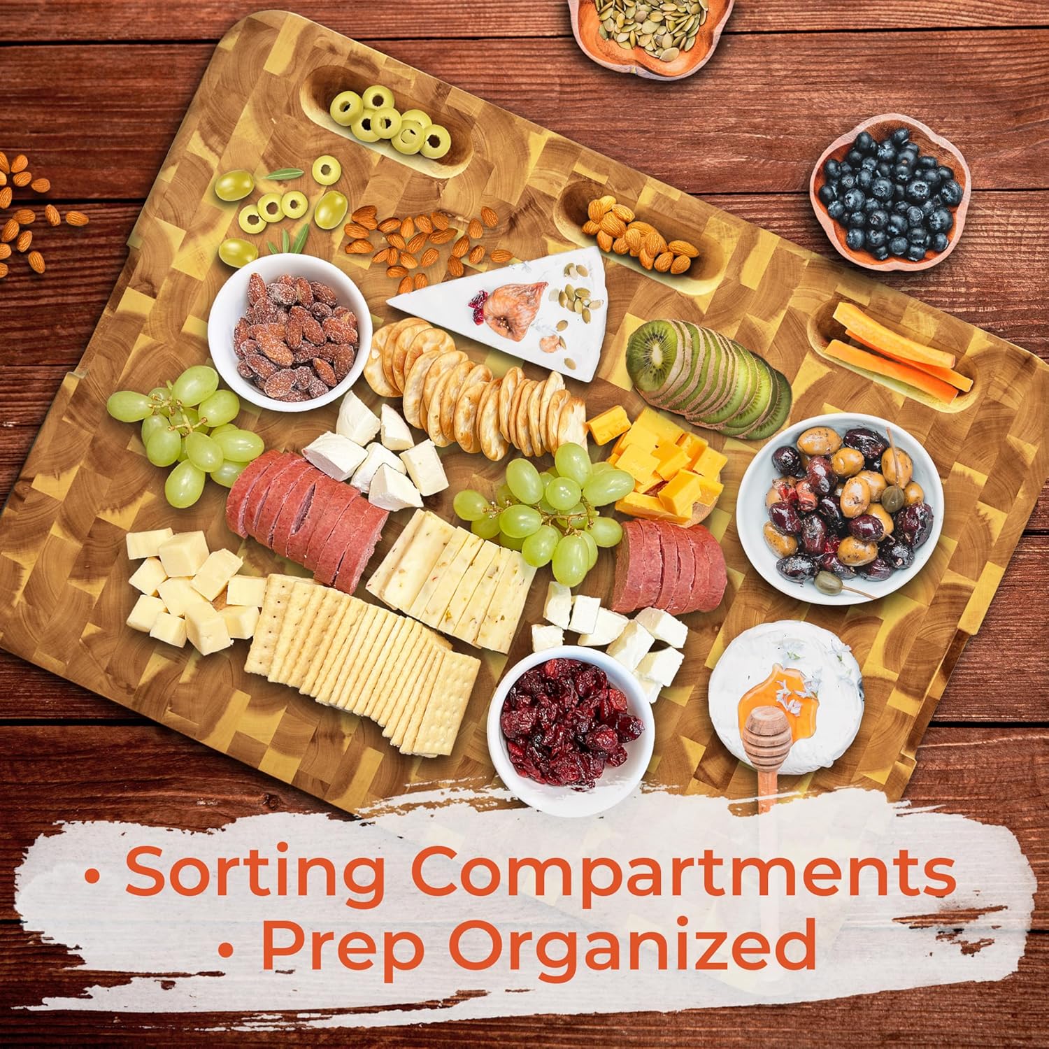 HOMESTEAD End Grain Cutting Board - 24 x 18 Inch