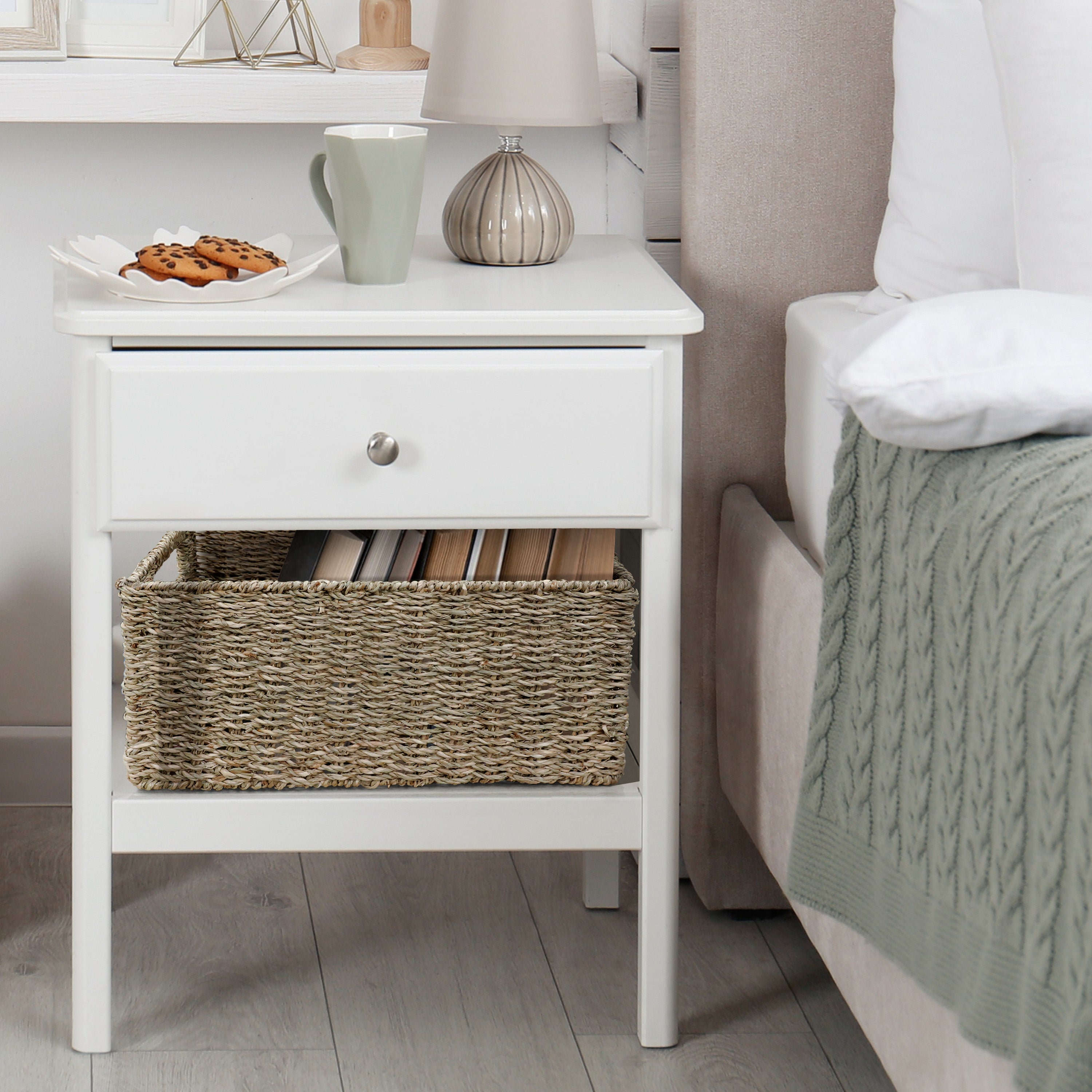 Homestead 2-Pack Seagrass Baskets with Handles