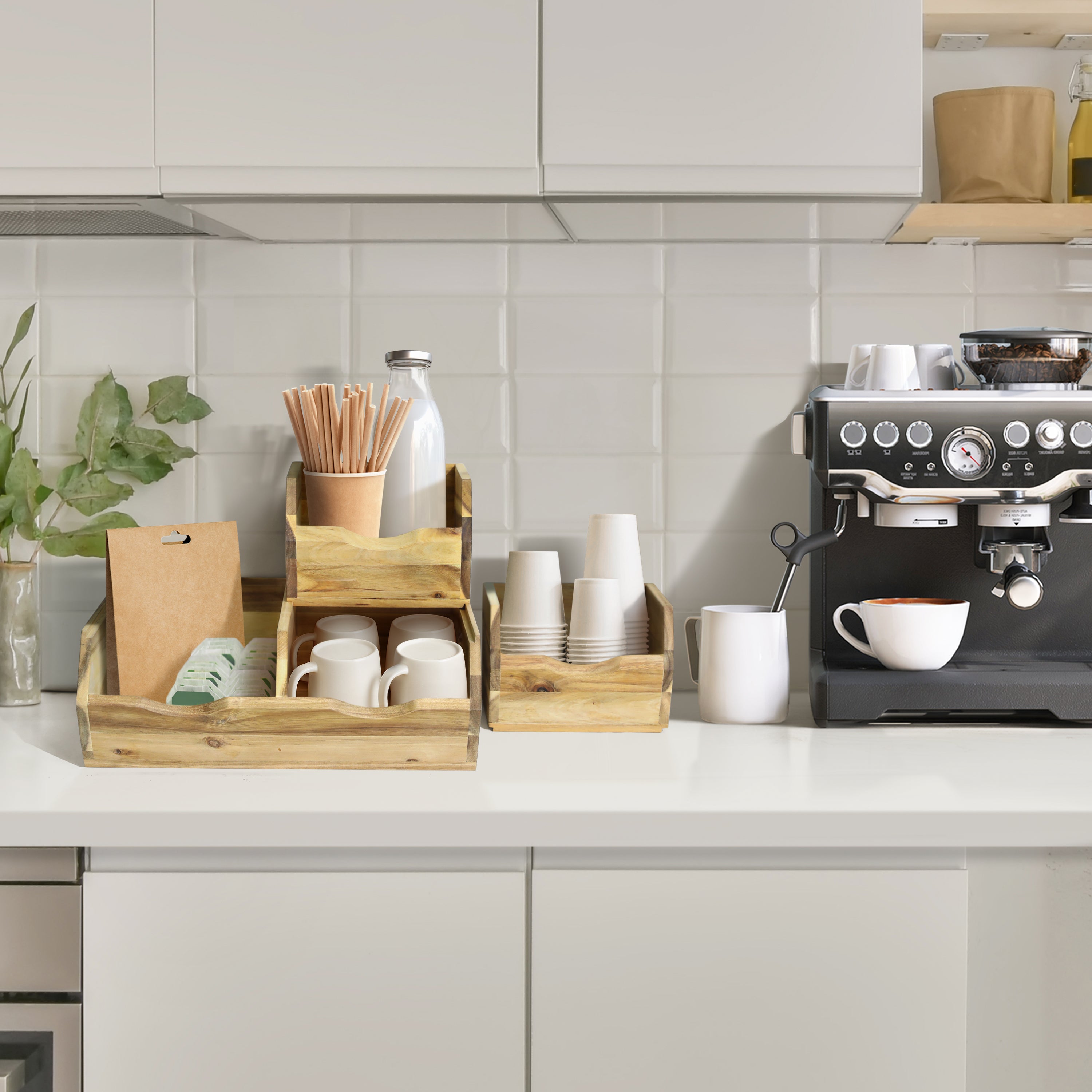 Homestead Wooden Pantry Storage Bins
