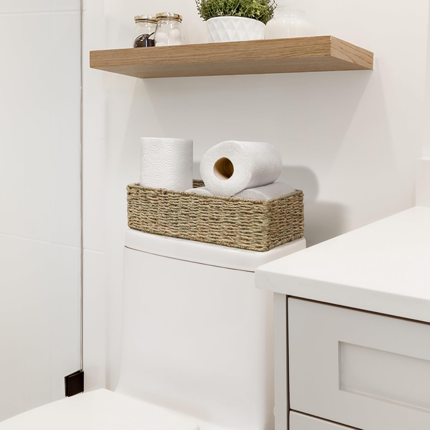 Homestead 2-Pack Seagrass Organizing Baskets