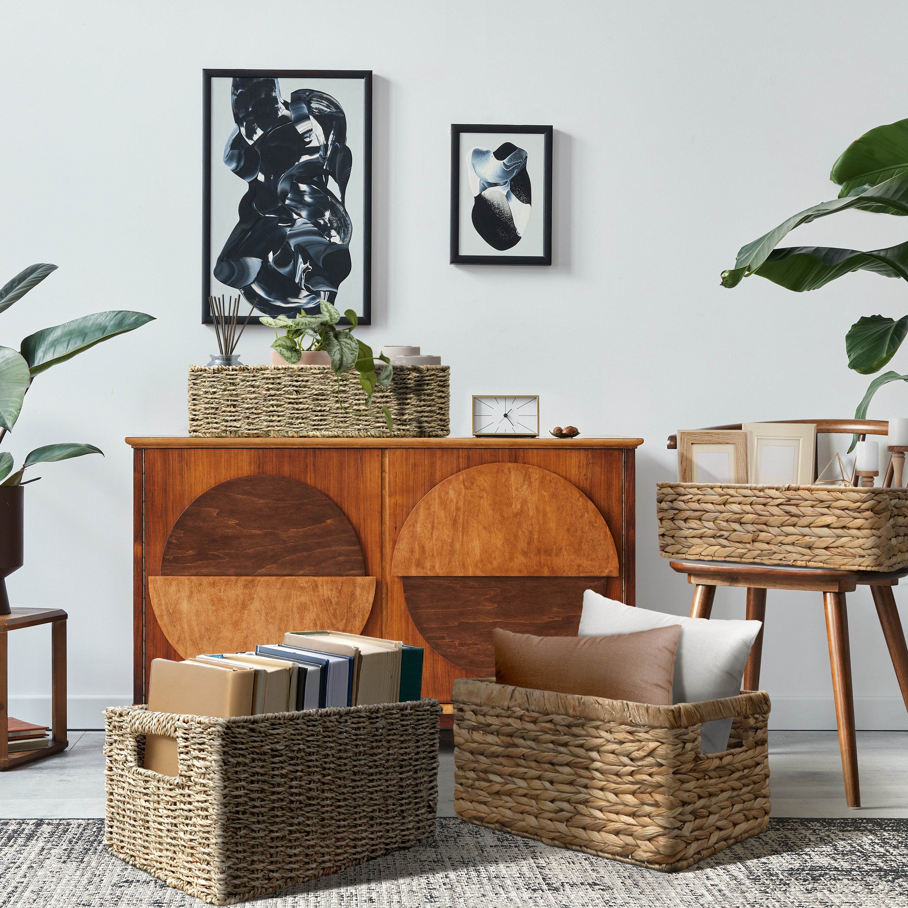 Homestead 2-Pack Water Hyacinth Organizing Baskets