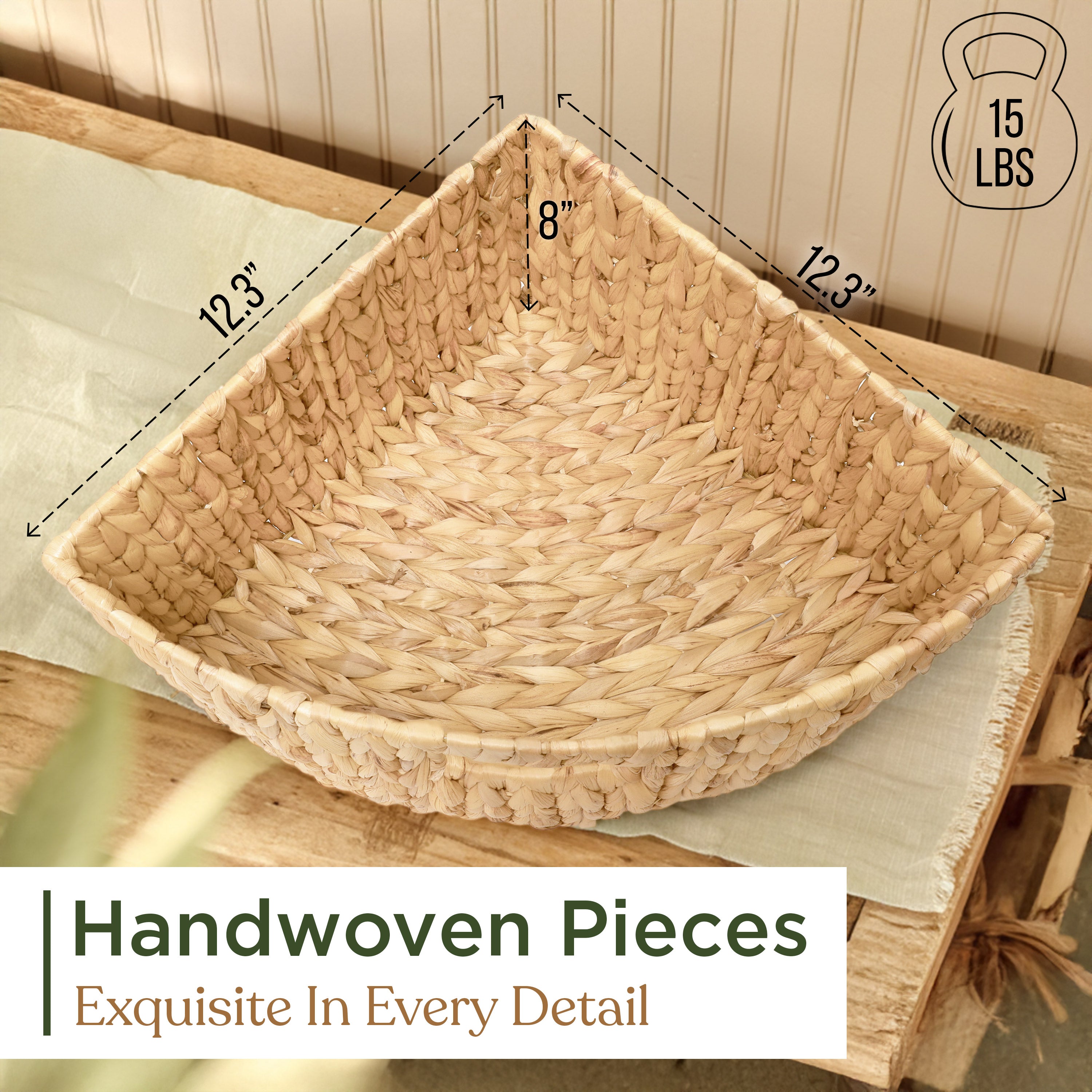 Homestead Wicker Corner Storage