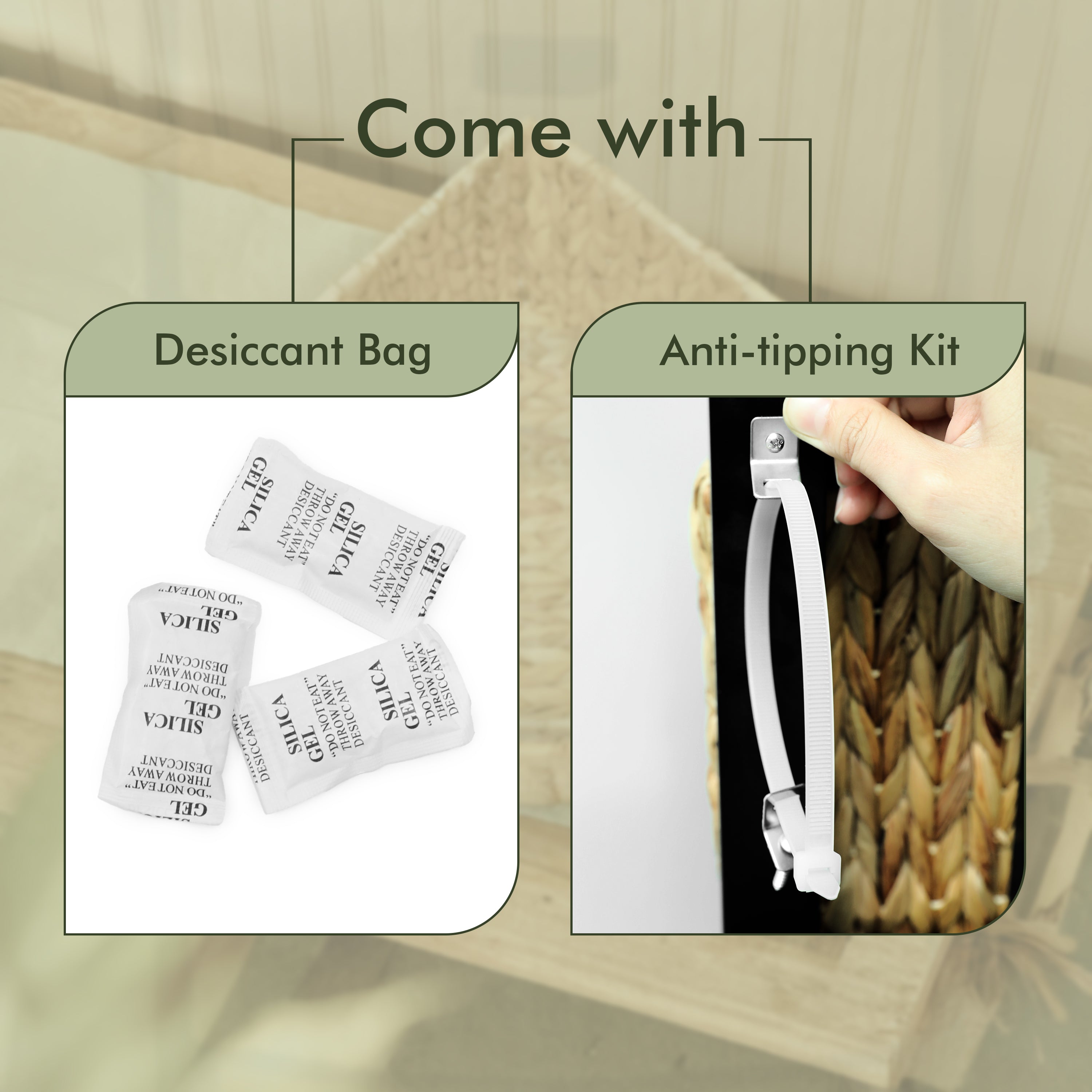 Homestead Wicker Corner Storage