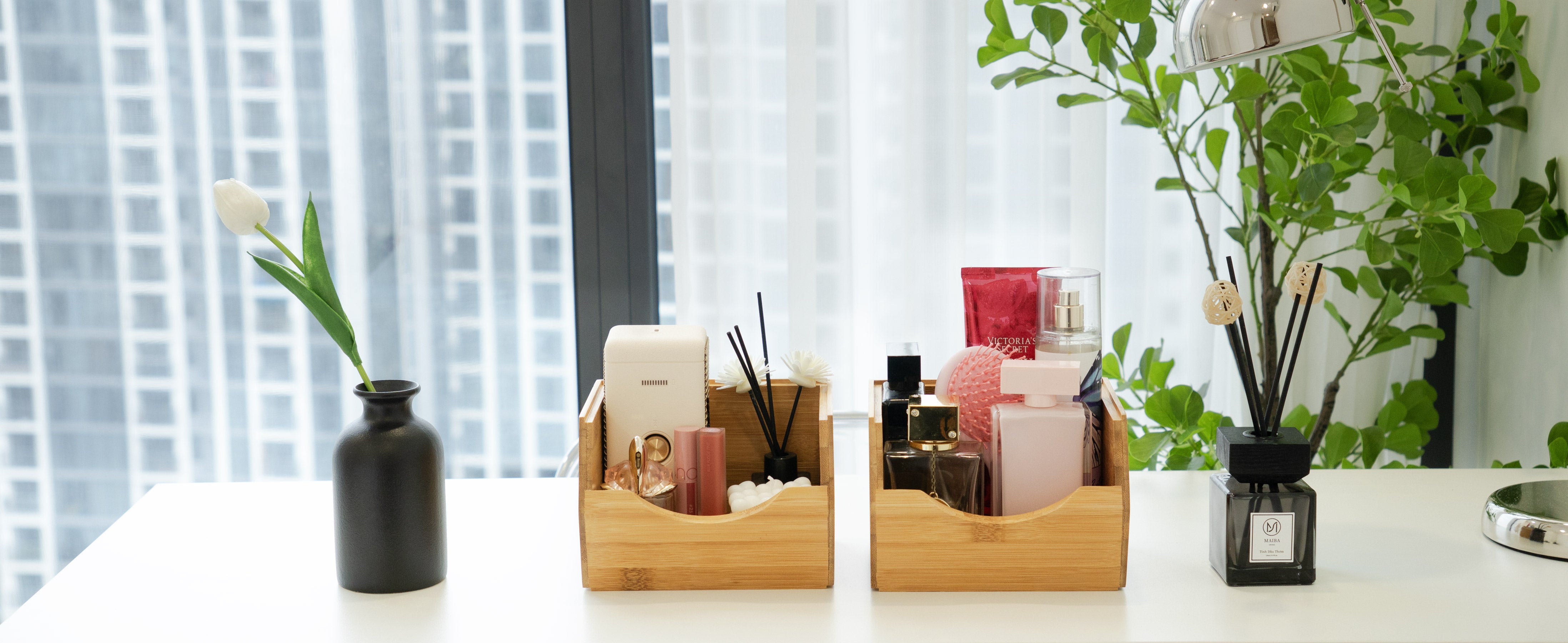 Homestead Bamboo Pantry Storage Bins