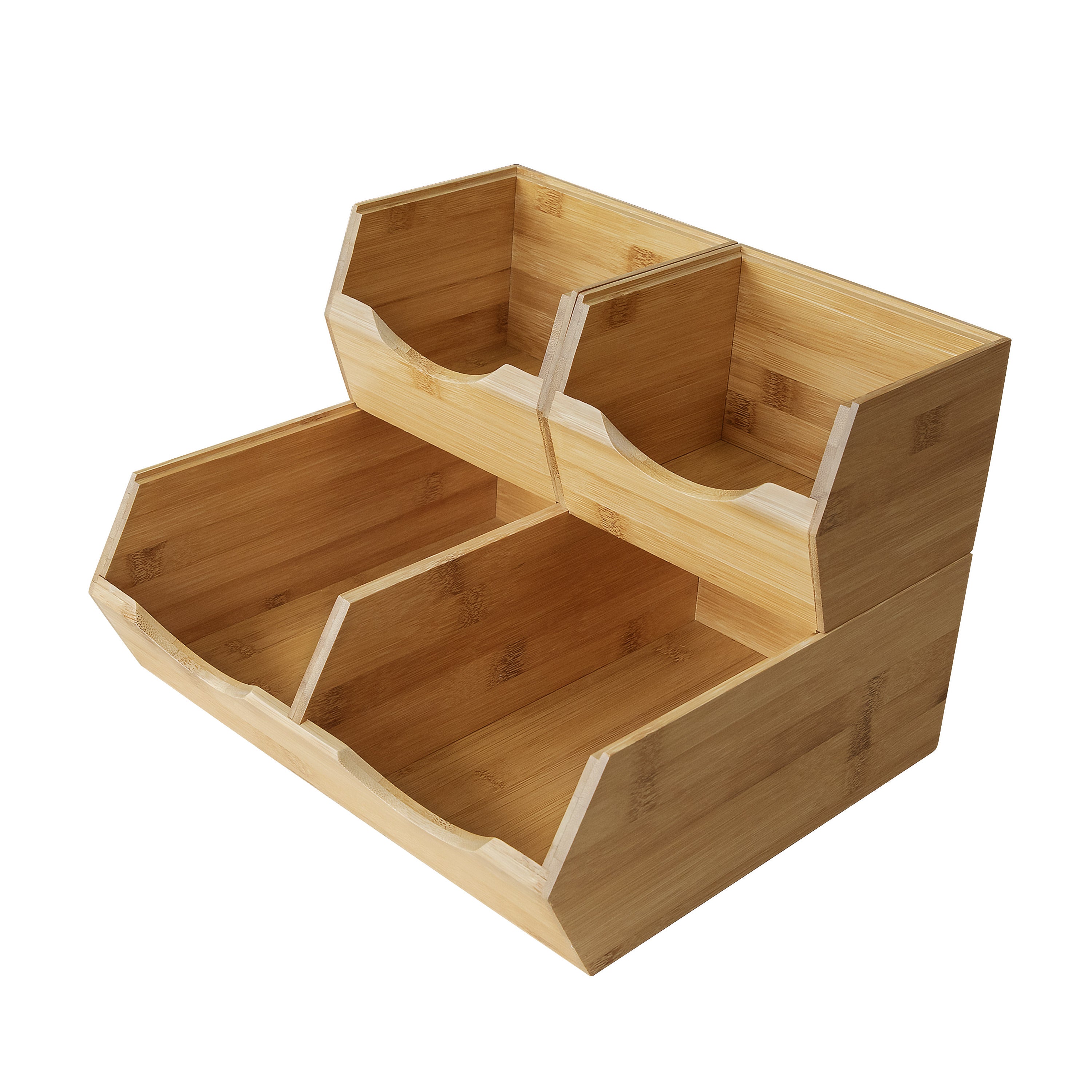 Homestead Bamboo Pantry Storage Bins