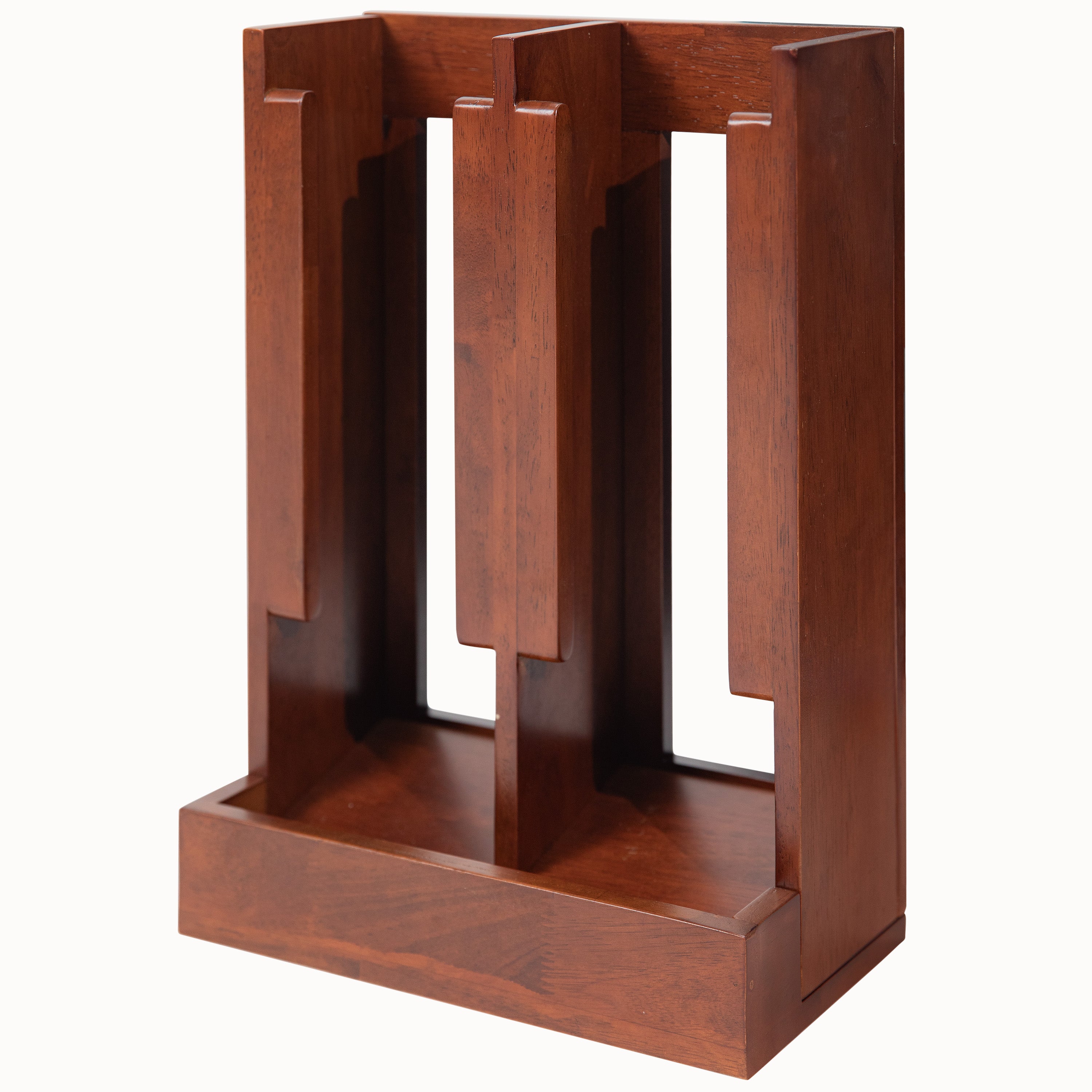 HOMESTEAD Wooden Can Organizer for Pantry, Solid Wood Canned Food Rack, Holds Standard 14.2 oz Cans, Space-Saving Kitchen Storage for Cabinets & Countertops, Brown