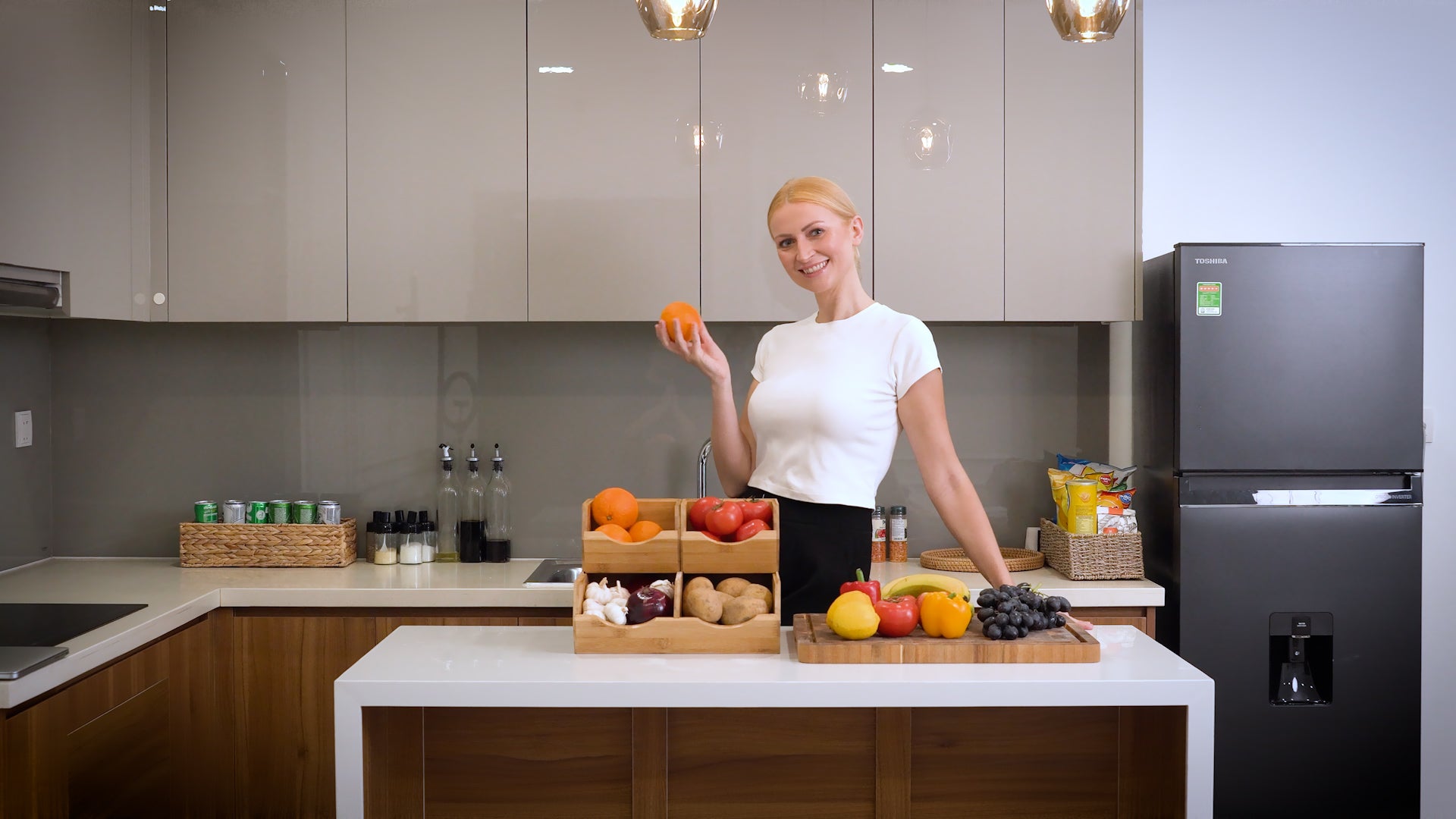 Homestead Bamboo Pantry Storage Bins