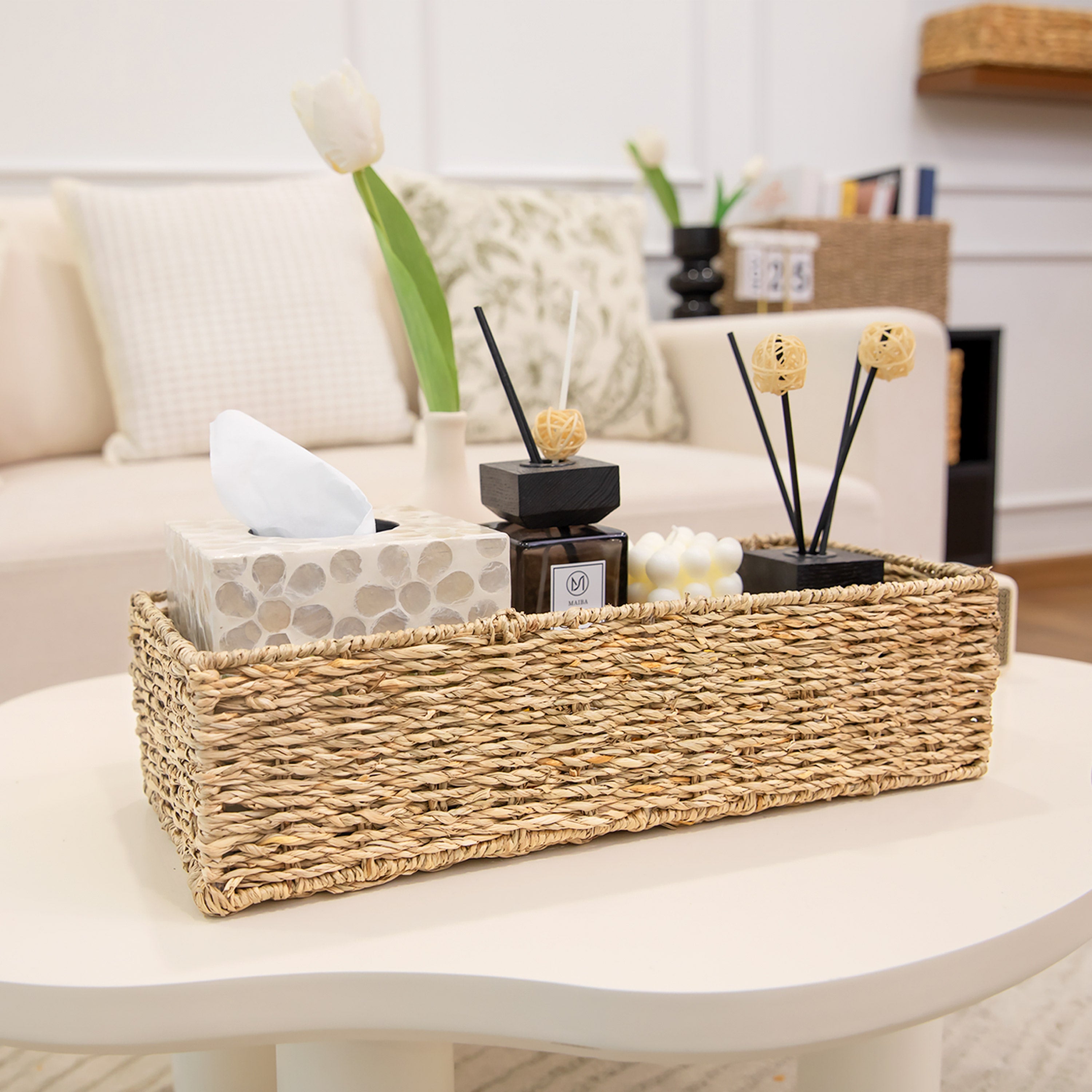 Homestead 2-Pack Seagrass Organizing Baskets